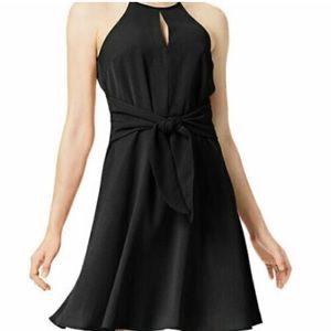 bar III BOHO SUNSET DRESS- SMALL- Deep black